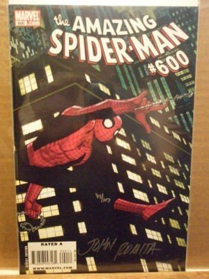 Amazing Spider-Man 600 Dynamic Forces signed by J. Romita Sr.