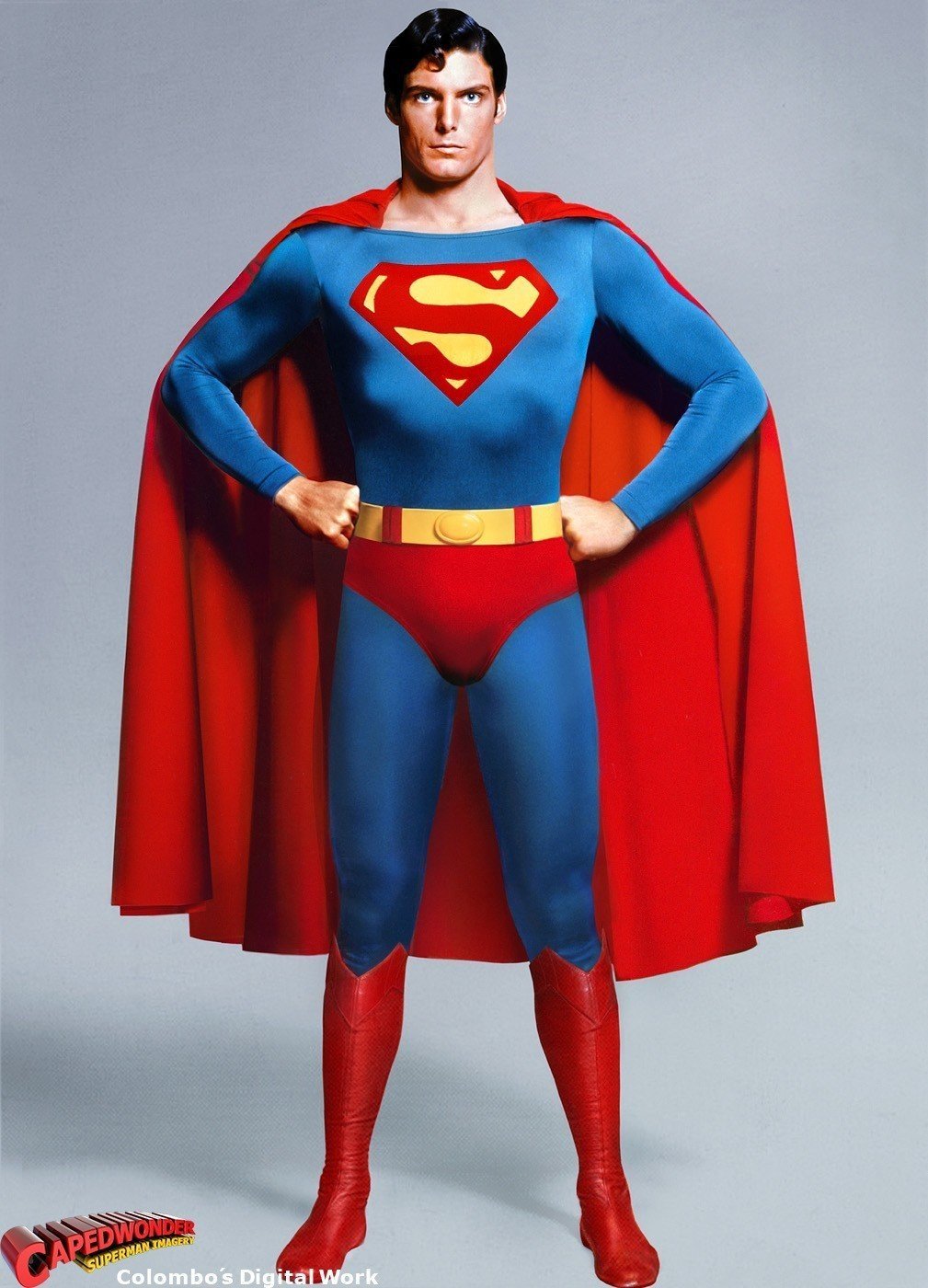 superman classic pose