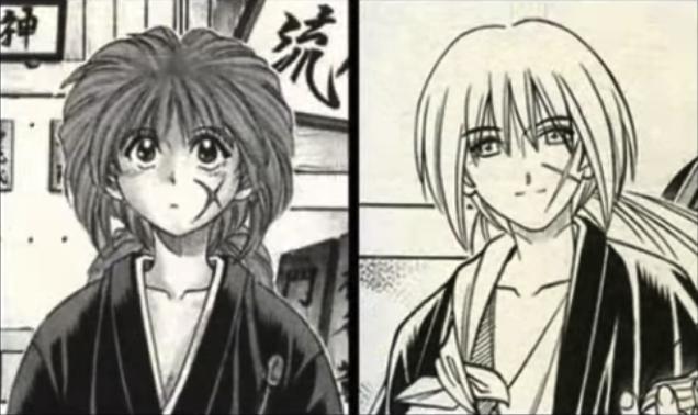 kenshin prima e dopo
