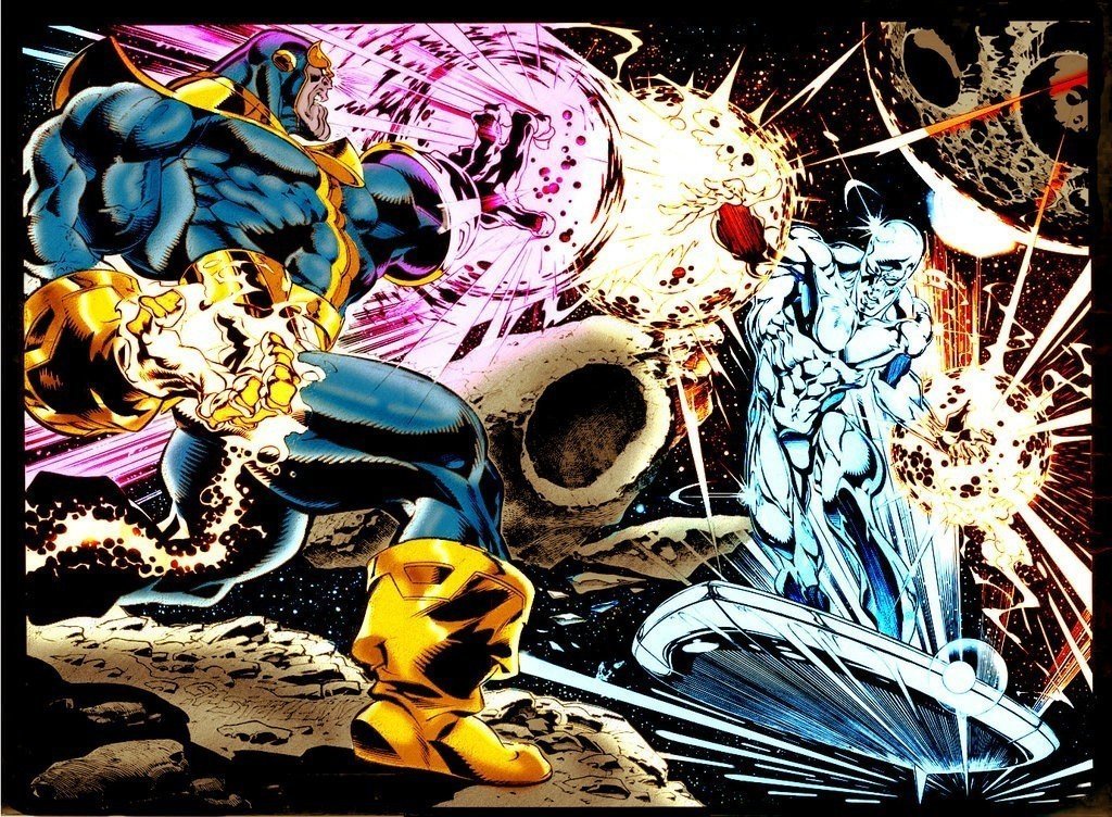 thanos_vs_silver_surfer_by_claudio_castellini_by_namorsubmariner-d6623ui